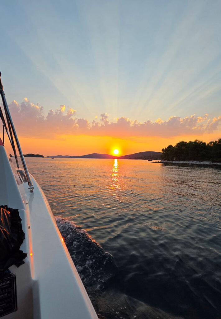 Sunset from Ria Tours tour in Split