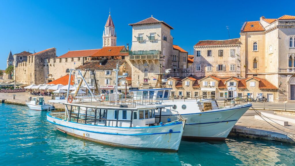 Boats and old towns in Dalamatia